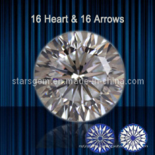 16 cœurs et 16 flèches brillant couper la zircon cubique